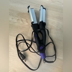 Black and Purple Hair Styling Tool Crimper beach waver